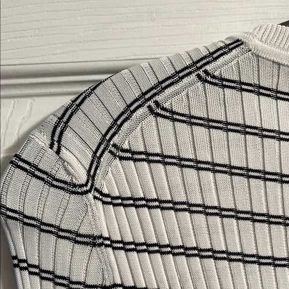Another Tomorrow Striped Long Sleeve Tee NWOT - Picture 8 of 9